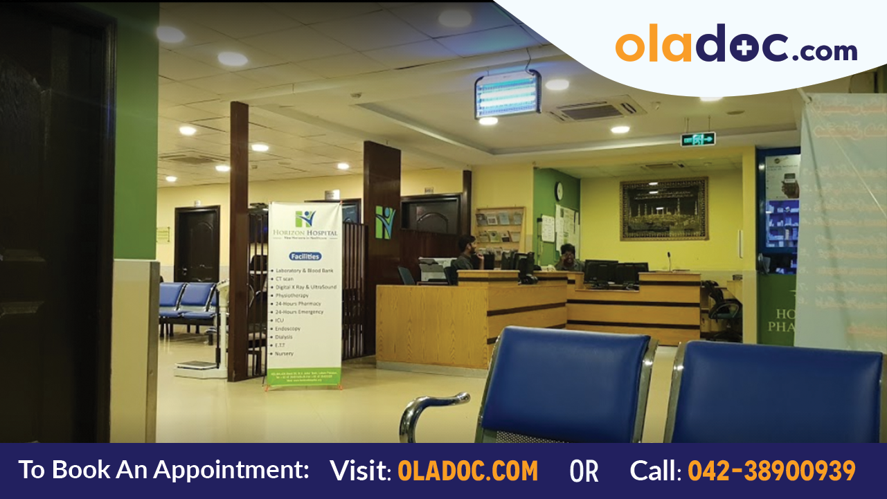 Reception at Horizon Hospital Lahore